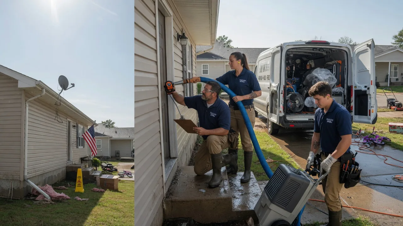 Ceiling Water Damage Restoration in Powell, MO near me